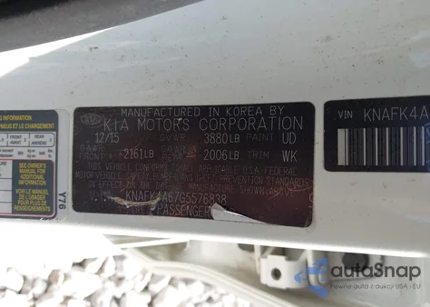 2016 Kia Forte Lx из США, поврежденный, VIN KNAFK4A67G5576838